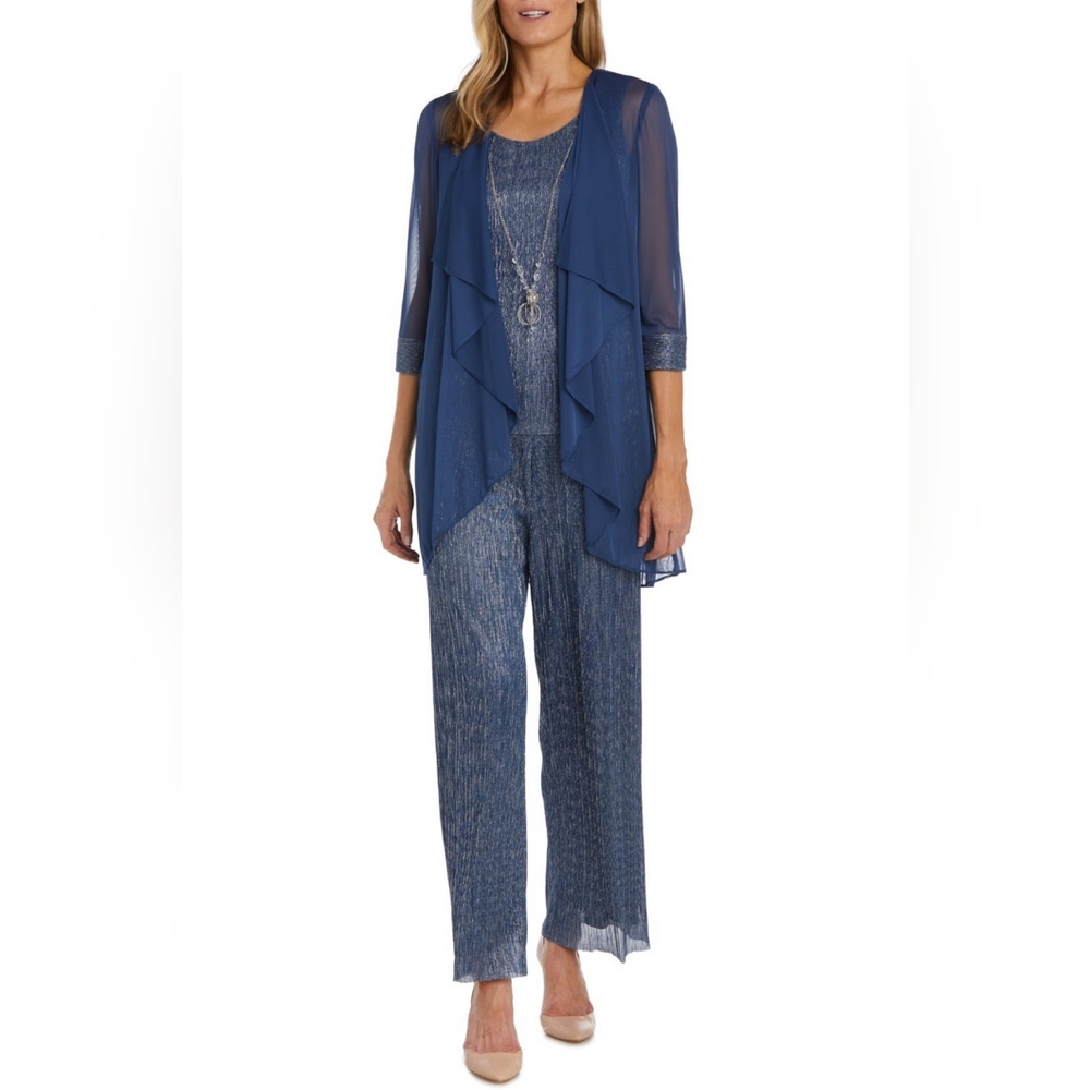 RM Richards 3-Piece Jacket Tank Pants Evening Set 9722